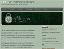 Tablet Screenshot of gridprotectionalliance.org